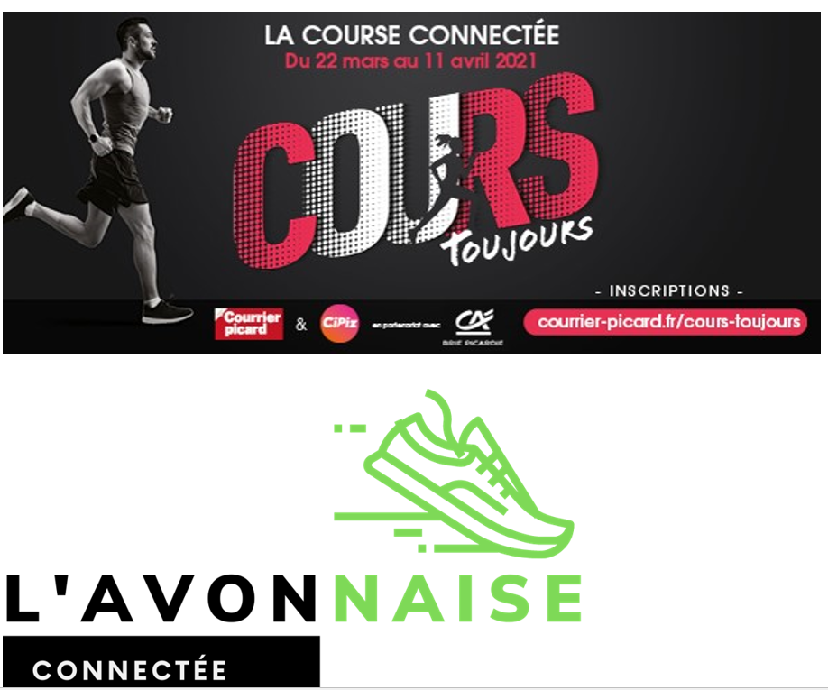 Logo/ Affiche de "La course connectée"
